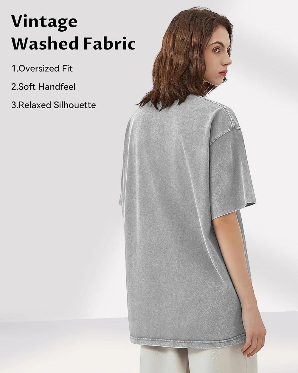Vintage Washed Cotton Oversized T-Shirt