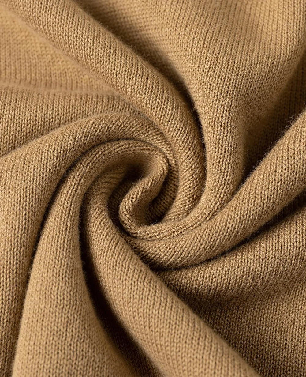 Cotton V-Neck Pullover Sweater