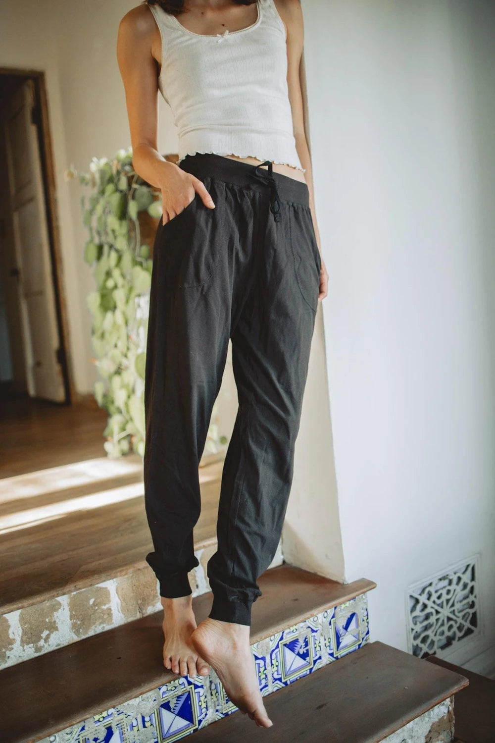 55% Hemp and 45% Organic Cotton Lounge Joggers