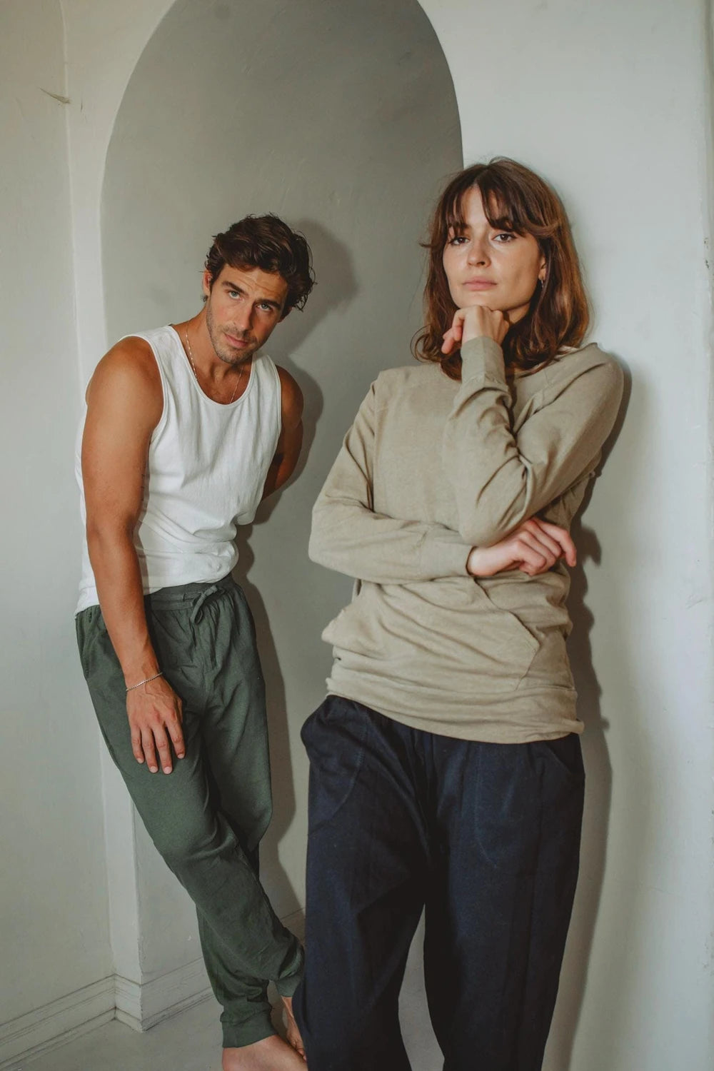 55% Hemp and 45% Organic Cotton Lounge Joggers