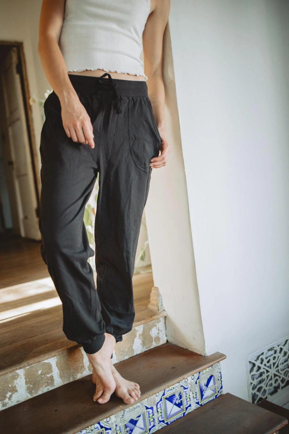 55% Hemp and 45% Organic Cotton Lounge Joggers