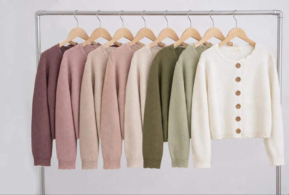 Sophia 100% Cotton Knit Cardigan