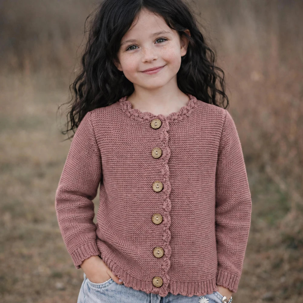 Sophia 100% Cotton Knit Cardigan
