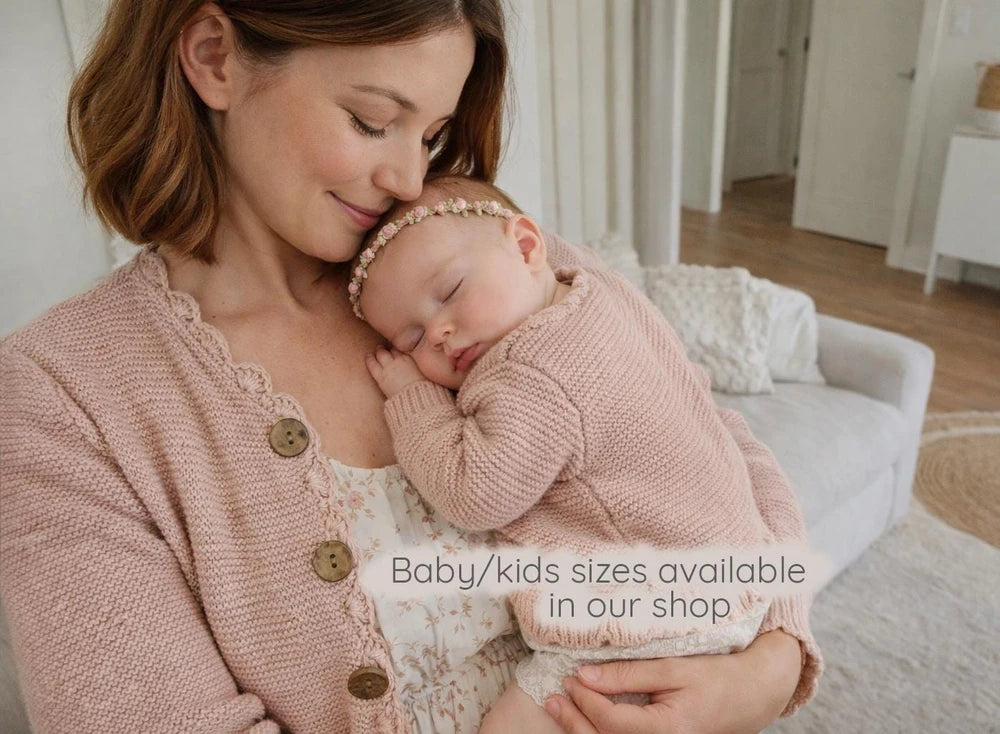 Sophia 100% Cotton Knit Cardigan