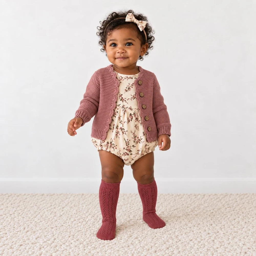 Sophia 100% Cotton Knit Cardigan