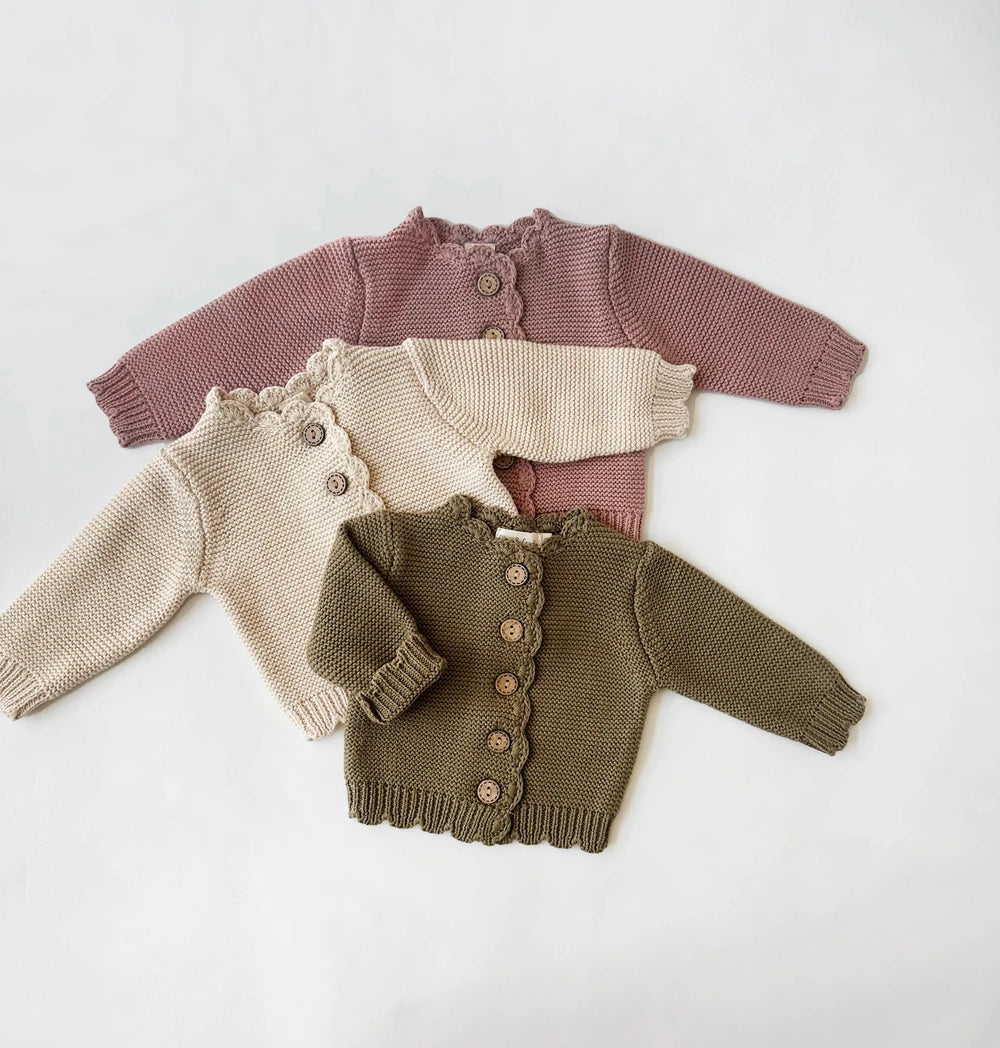 Sophia 100% Cotton Knit Cardigan