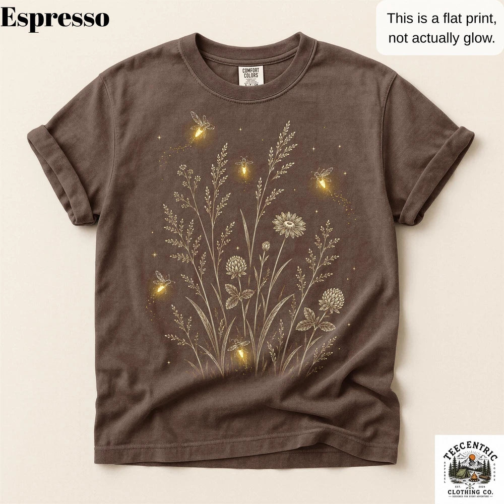 100% Ring-Spun US Cotton Firefly Wildflower Shirt
