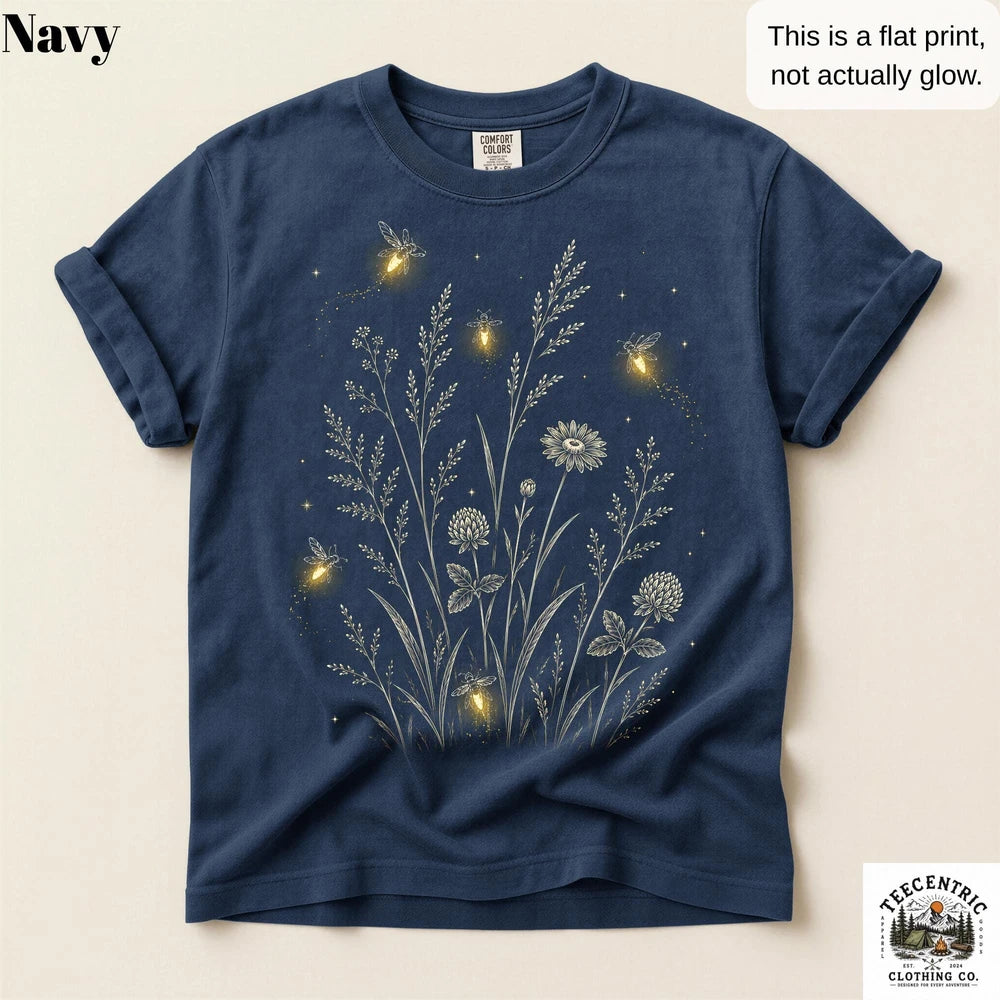 100% Ring-Spun US Cotton Firefly Wildflower Shirt