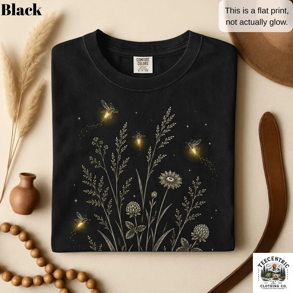 100% Ring-Spun US Cotton Firefly Wildflower Shirt