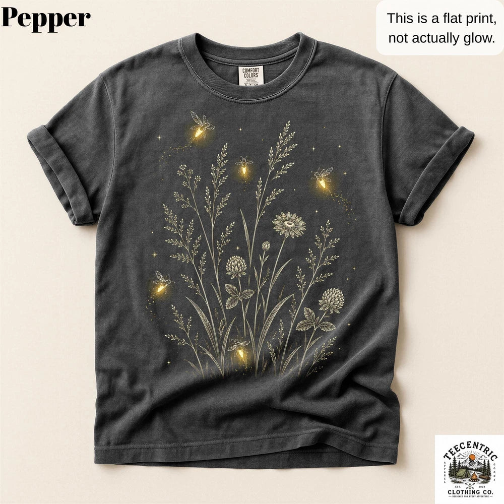 100% Ring-Spun US Cotton Firefly Wildflower Shirt