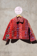 Quilted Patchwork 100% Organic Cotton Reversible Jacket