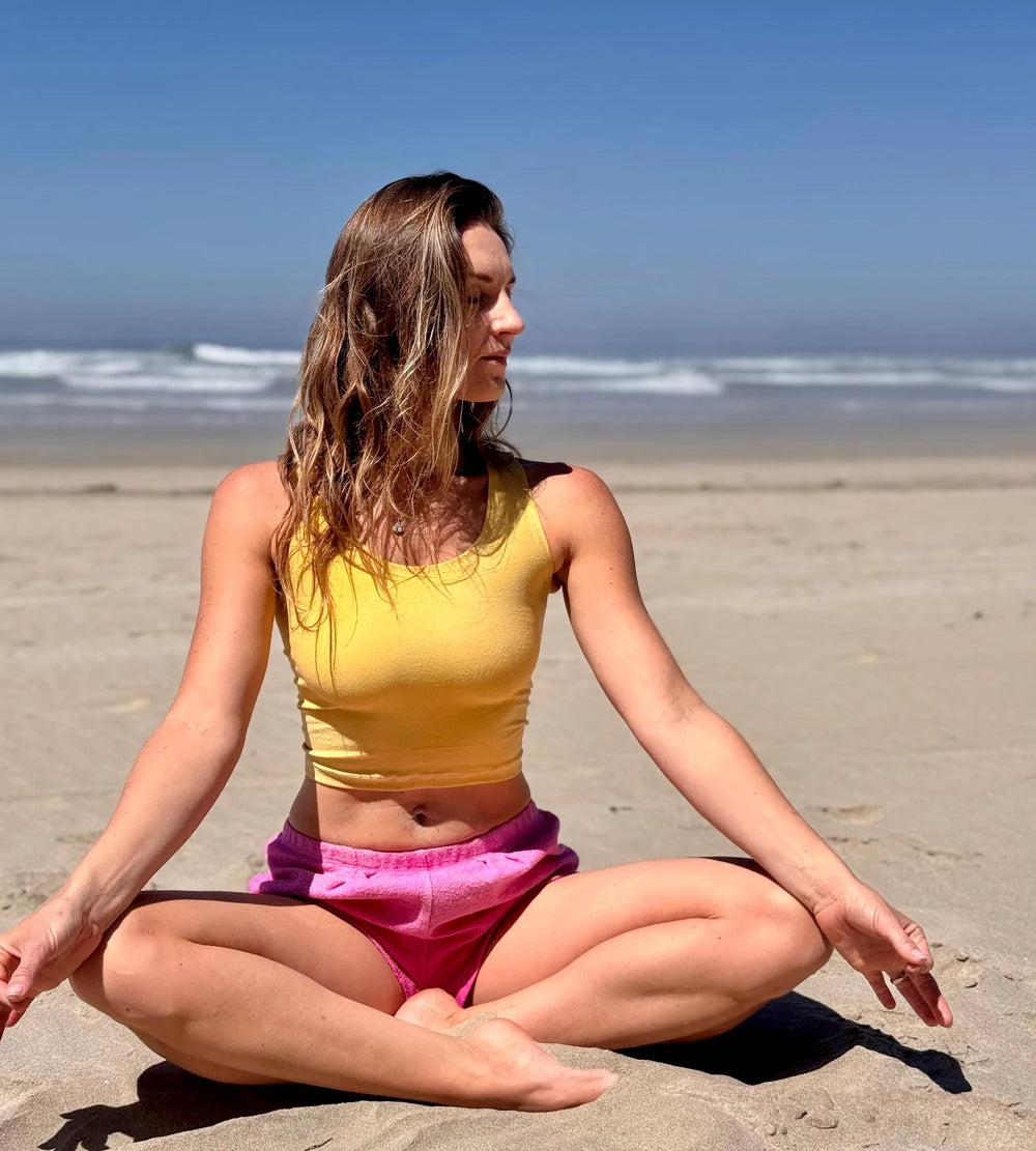 100% Organic Cotton and Hemp Yoga Top