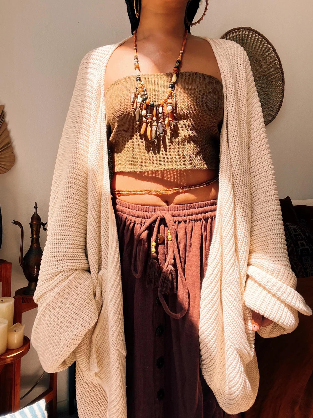 Organic Cotton Boho Cardigan