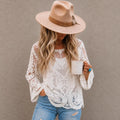 Crochet Lace Cotton Blouse